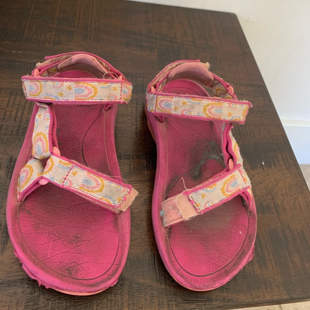 Teva Kids Sandals with Pink and Multicolor Straps